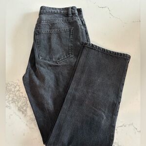 Reformation Cynthia High Rise Straight Jean - Slate Wash